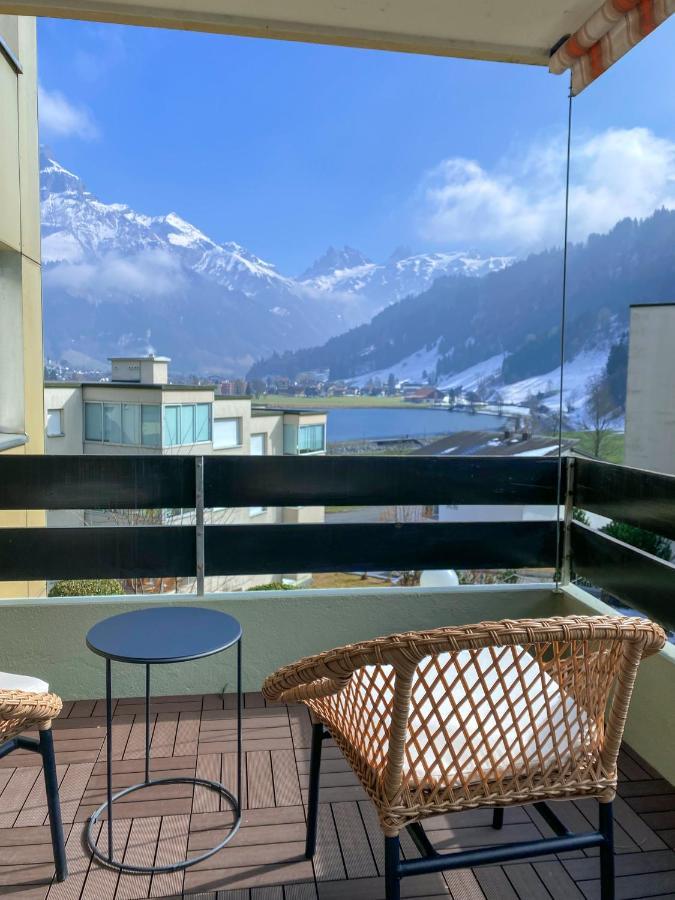 Wunderstay Alpine 203 Chic Studio With Balcony, Mountain And Lake View Engelberg Esterno foto