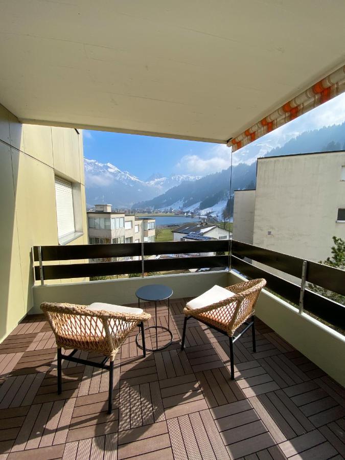 Wunderstay Alpine 203 Chic Studio With Balcony, Mountain And Lake View Engelberg Esterno foto